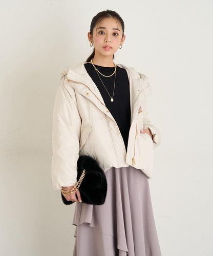 大人休閒風工裝風純羽絨