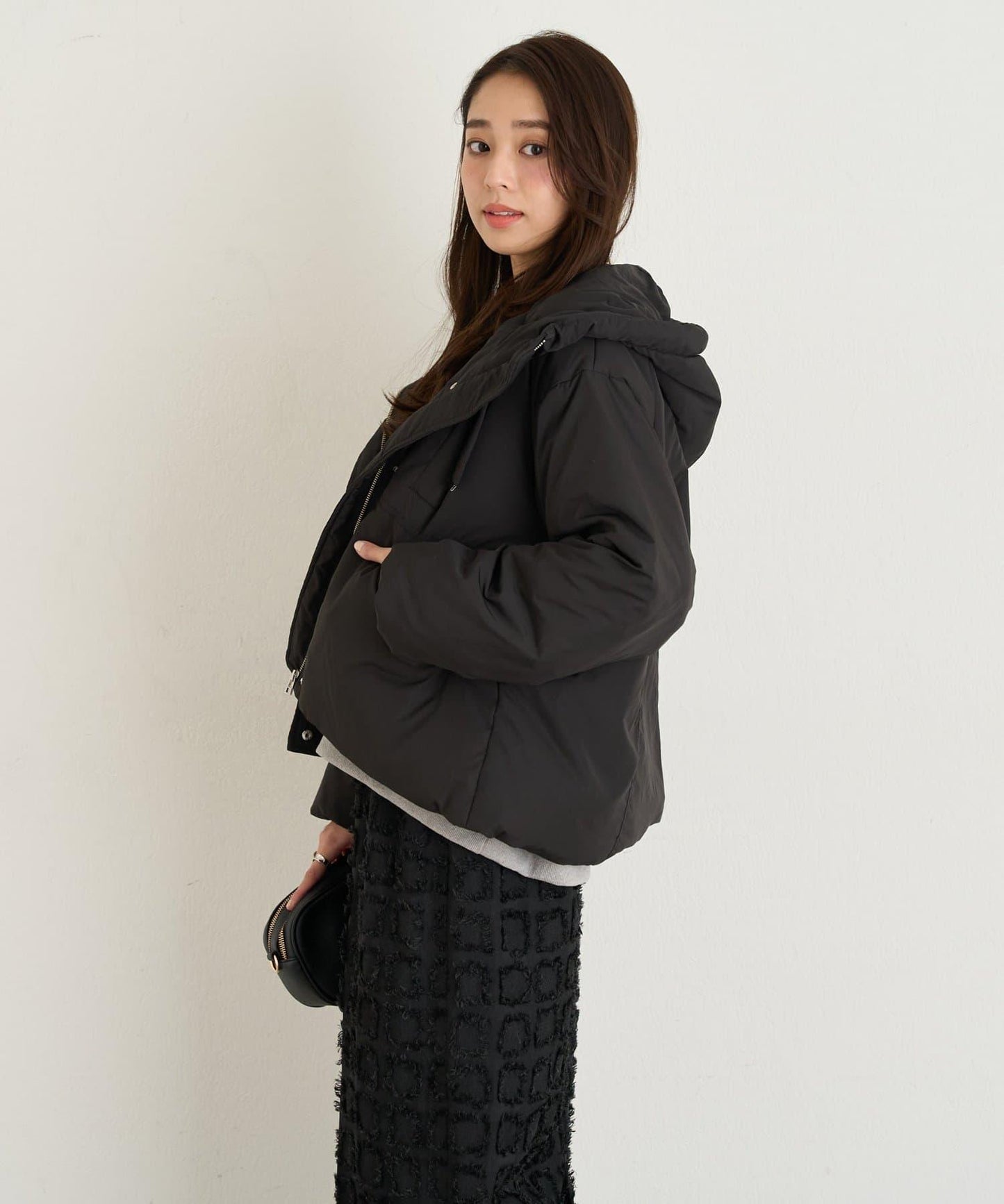 大人休閒風工裝風純羽絨