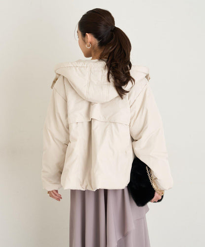 大人休閒風工裝風純羽絨