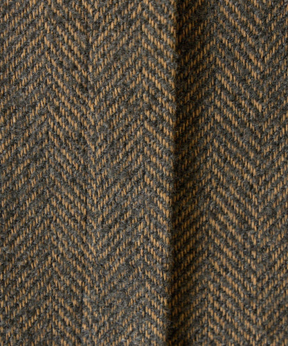 人字紋長款大衣