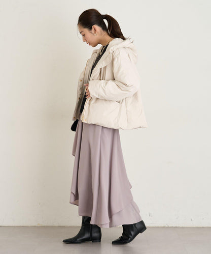 大人休閒風工裝風純羽絨