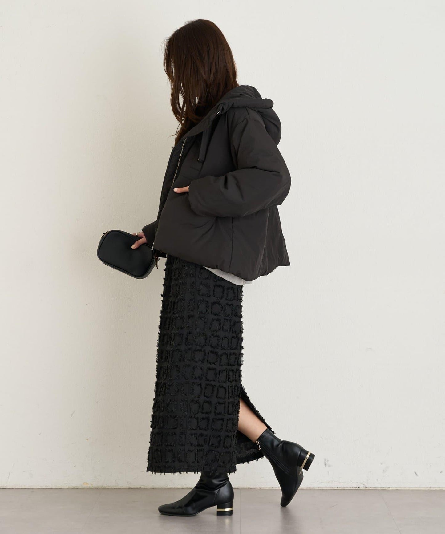 大人休閒風工裝風純羽絨