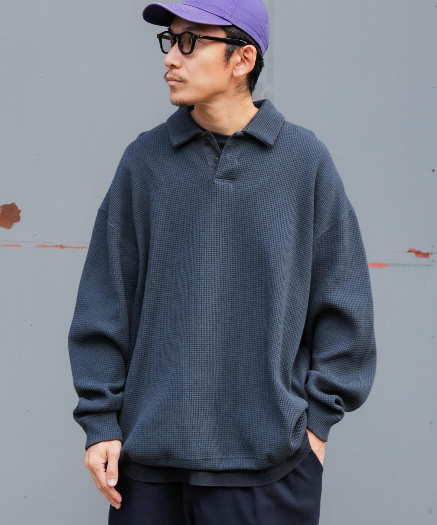 『UR TECH』Dad TECH 翻領套頭衫