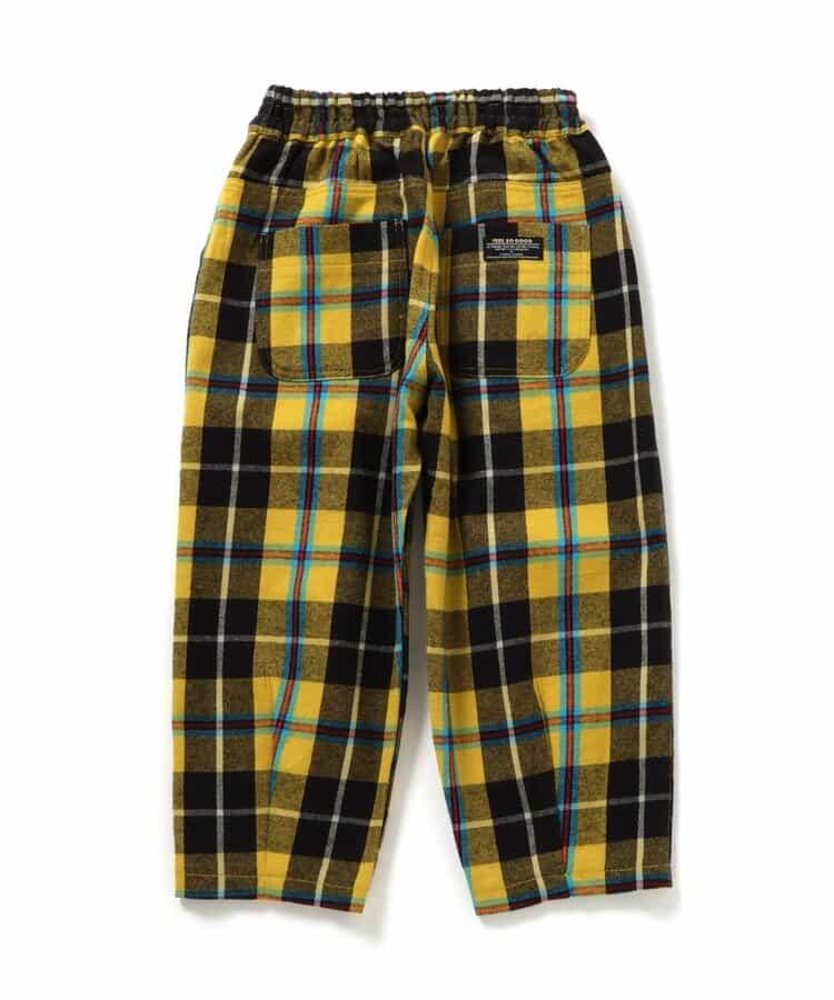 【リンク】格子長褲 10分丈