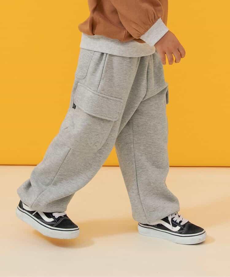 加絨工裝褲 10分褲