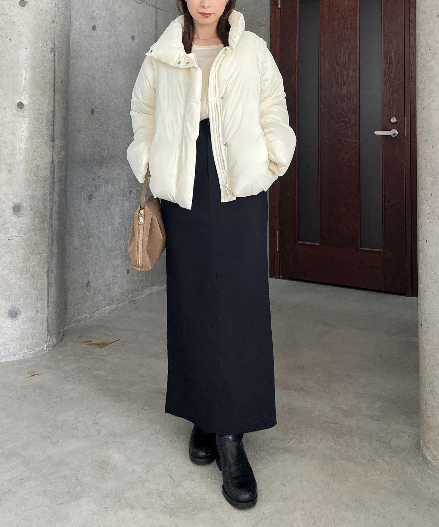 【輕量/保溫性優越】2WAY中棉羽絨夾克