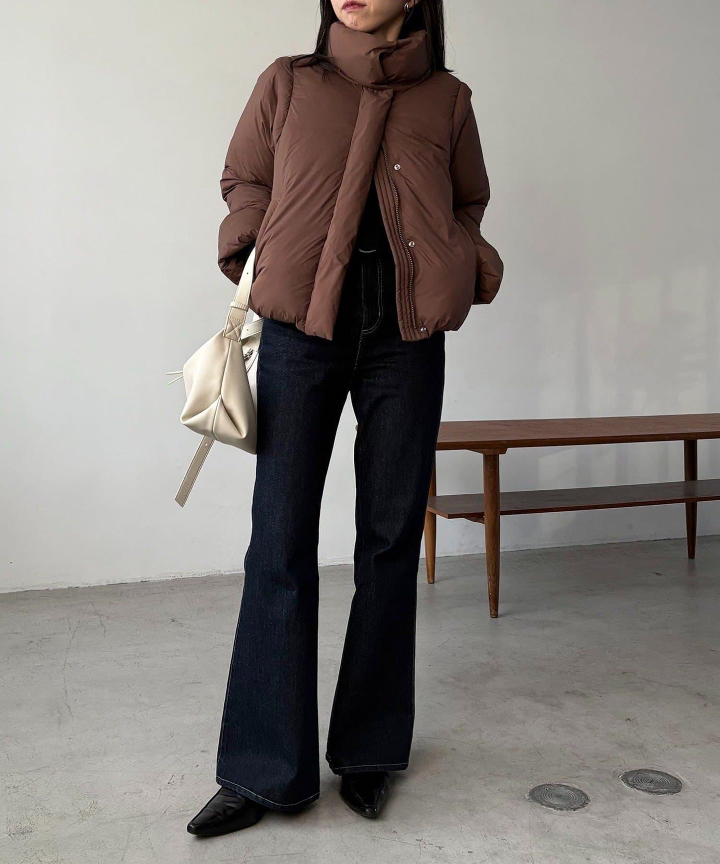 【輕量/保溫性優越】2WAY中棉羽絨夾克