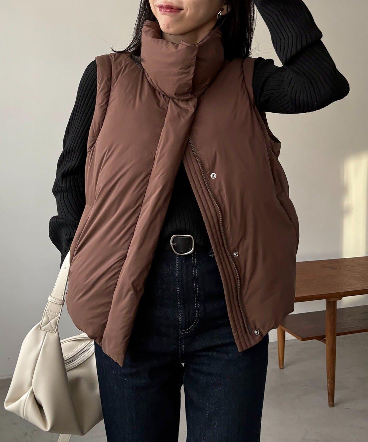 【輕量/保溫性優越】2WAY中棉羽絨夾克