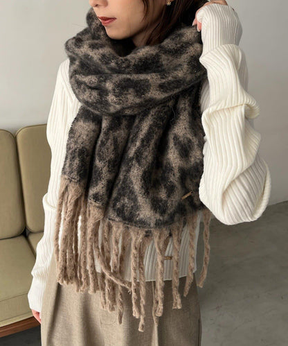 豹紋圍巾