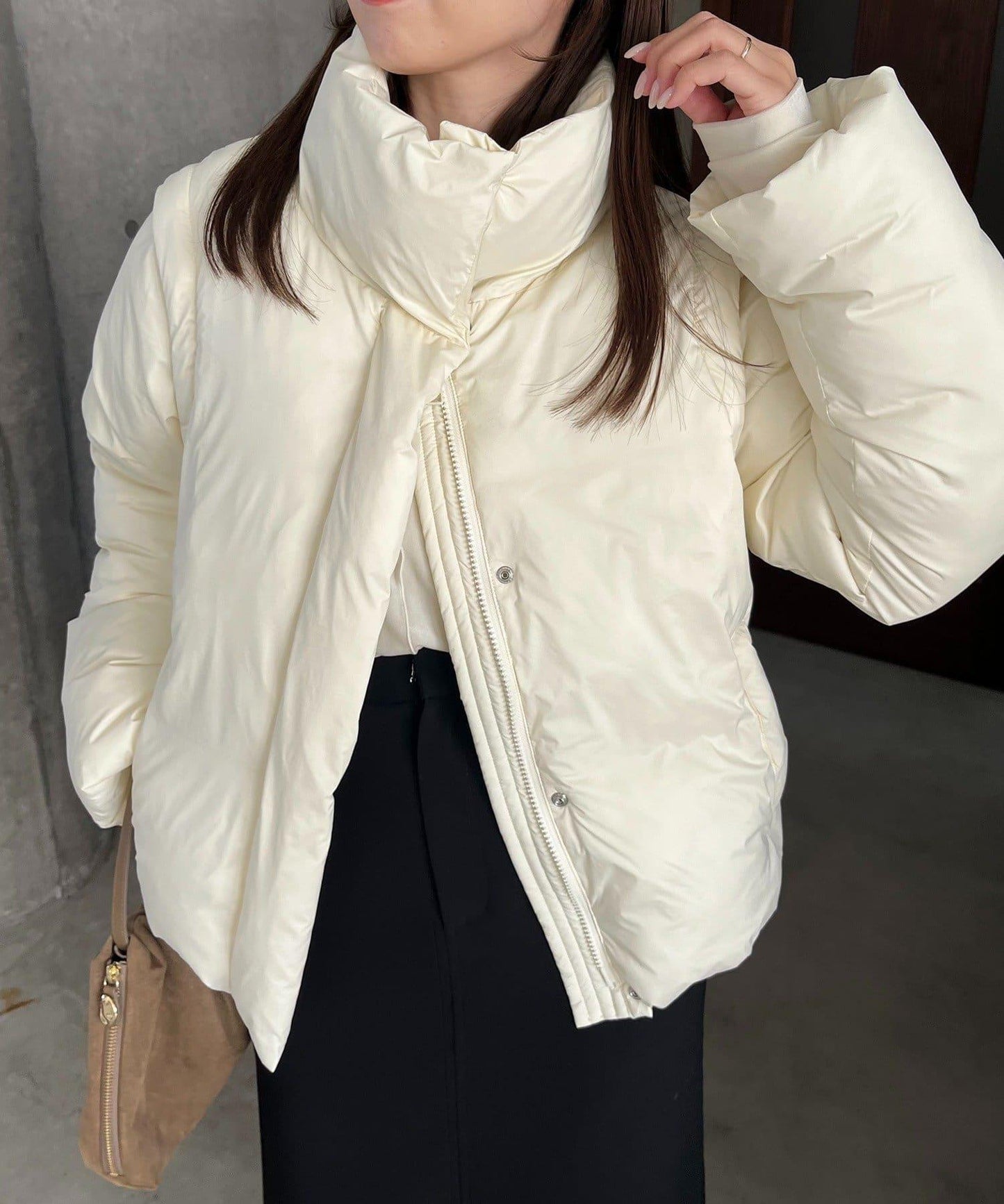 【輕量/保溫性優越】2WAY中棉羽絨夾克