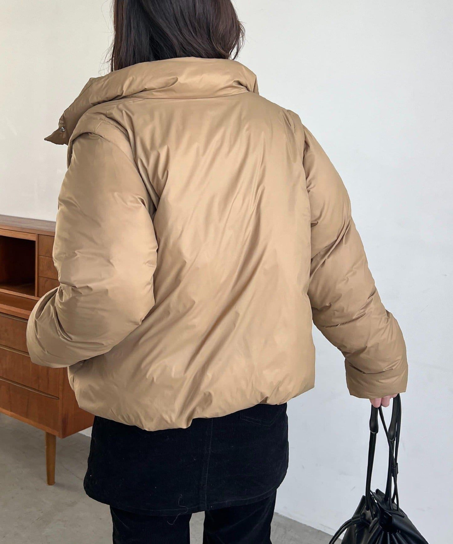 【輕量/保溫性優越】2WAY中棉羽絨夾克