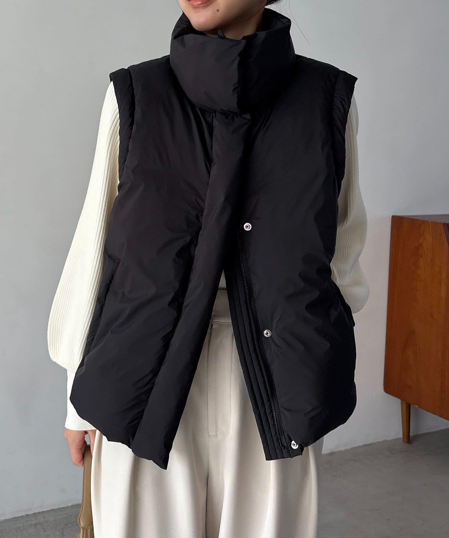 【輕量/保溫性優越】2WAY中棉羽絨夾克