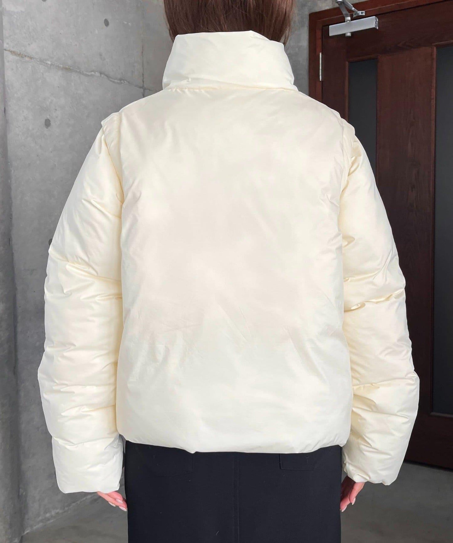 【輕量/保溫性優越】2WAY中棉羽絨夾克