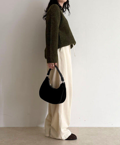 燈芯絨寬鬆休閒褲