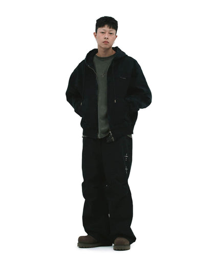 【DEFGARMENTS】鉚釘工裝降落傘褲