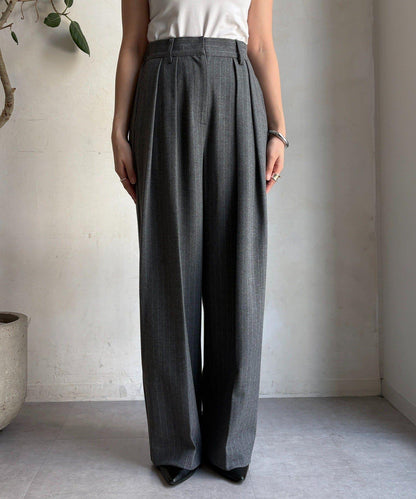 柔軟起毛彈力長褲