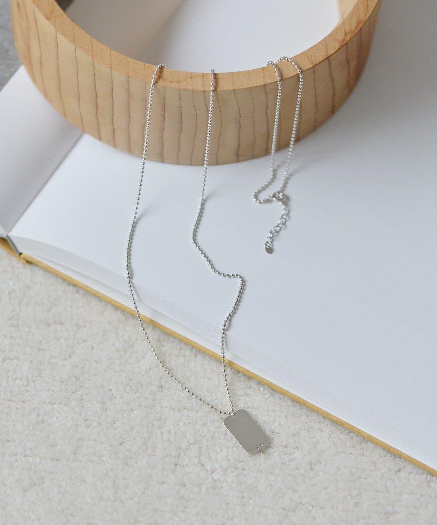 《/スターリングシルバー使用》姓名吊牌項鍊