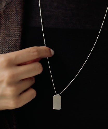 《/スターリングシルバー使用》姓名吊牌項鍊