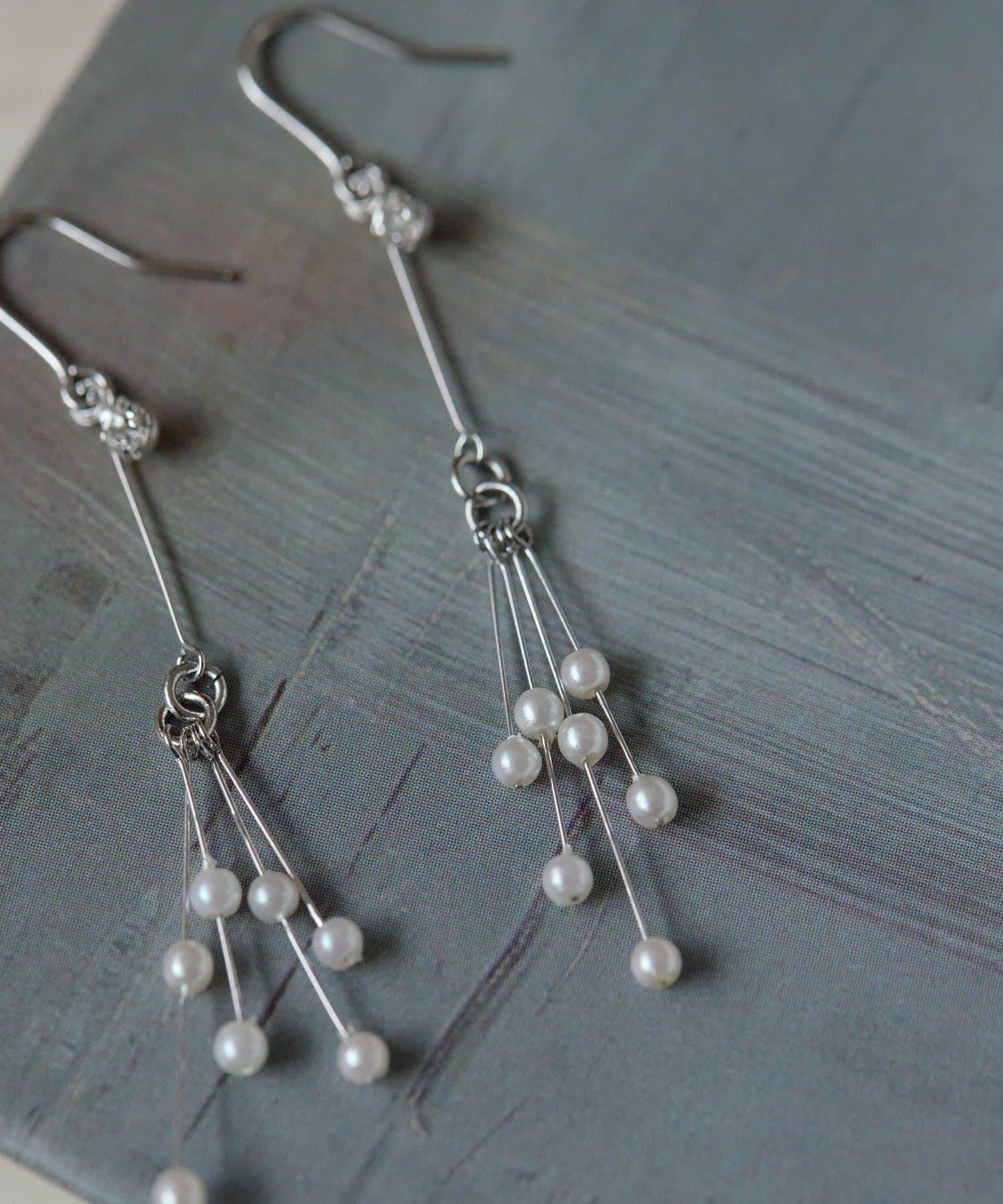 不鏽鋼郵筒淋浴珍珠耳環