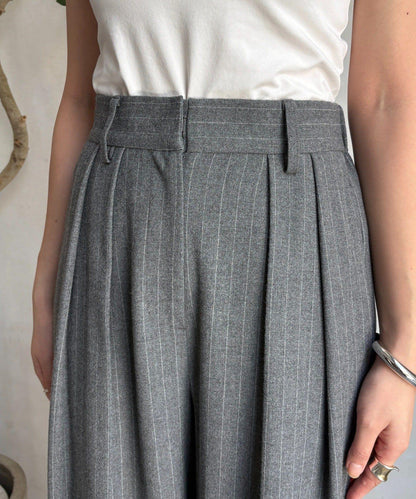 柔軟起毛彈力長褲