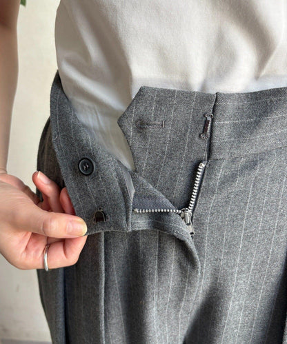 柔軟起毛彈力長褲