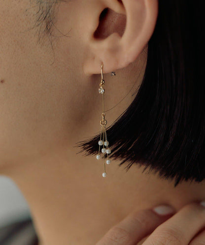 不鏽鋼郵筒淋浴珍珠耳環