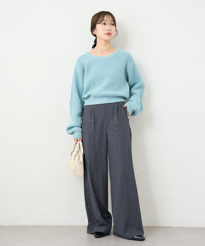 【3尺碼可選/高個子尺碼/小個子尺碼】B側抽褶西裝褲