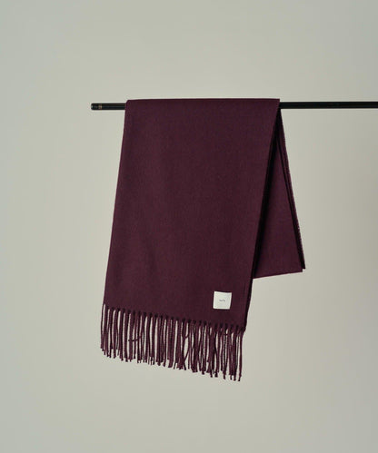 羊絨觸感彩色長款圍巾