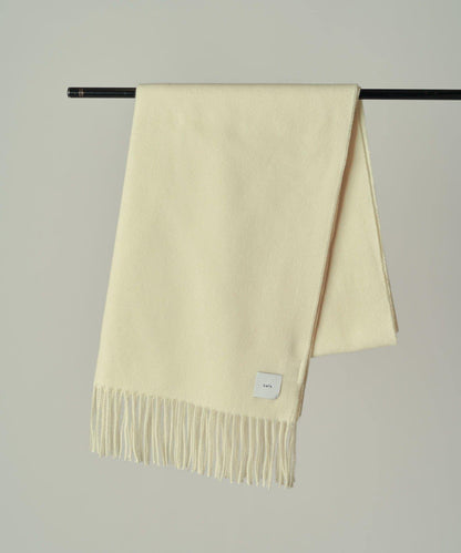 羊絨觸感彩色長款圍巾