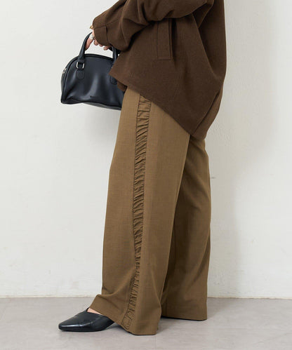 【3尺碼可選/高個子尺碼/小個子尺碼】B側抽褶西裝褲