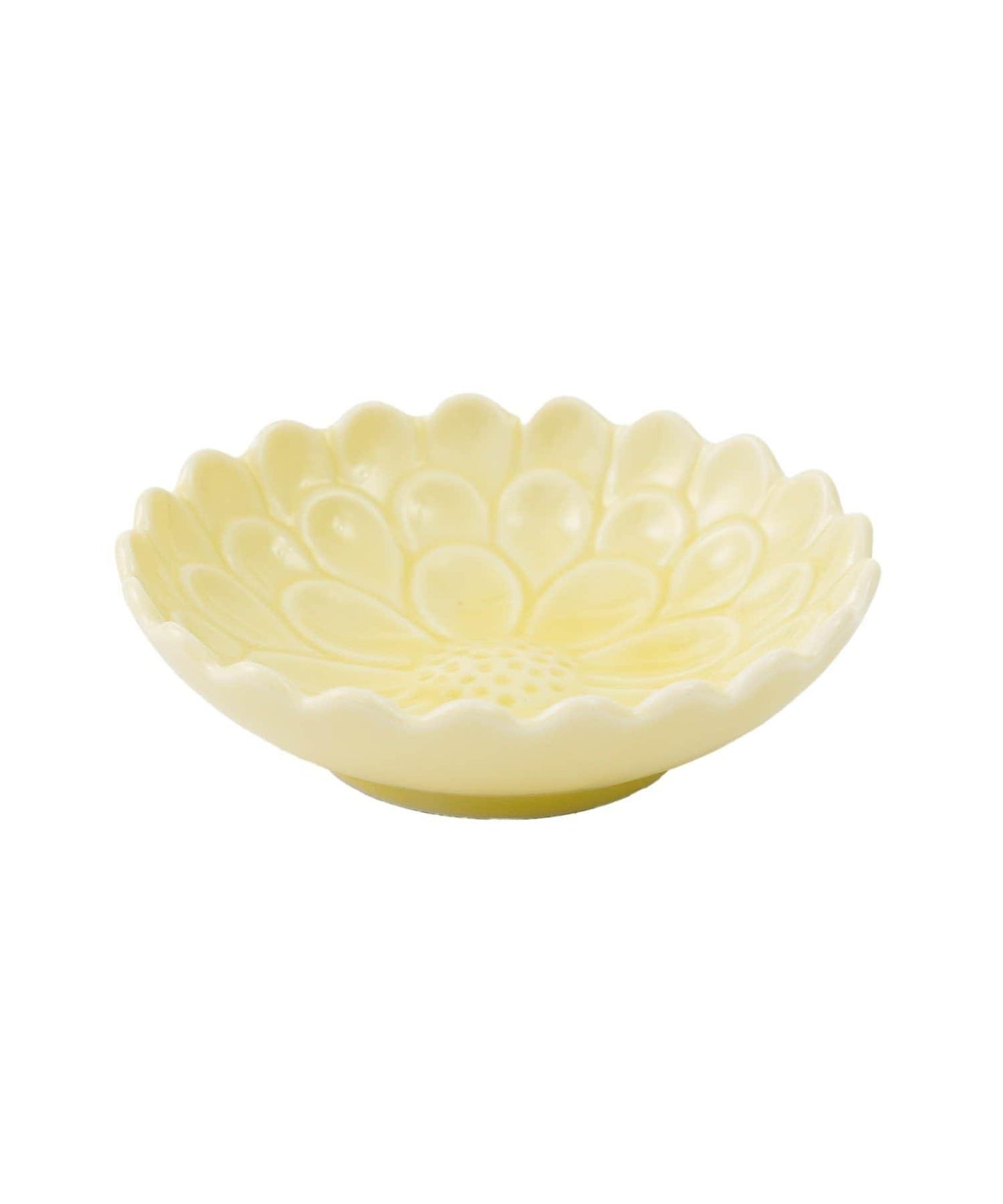 玻璃貫入小碟福壽草/花開，新春餐具