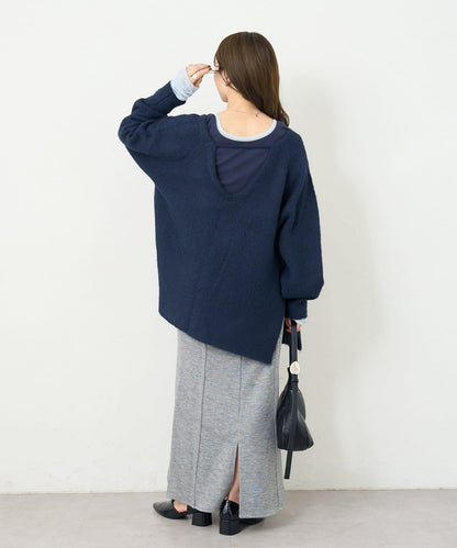 Kastane 2WAY 莫代爾混紡針織開衫