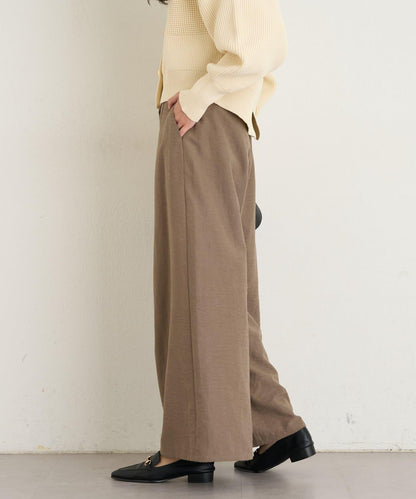 日常百搭高腰闊腿喇叭褲