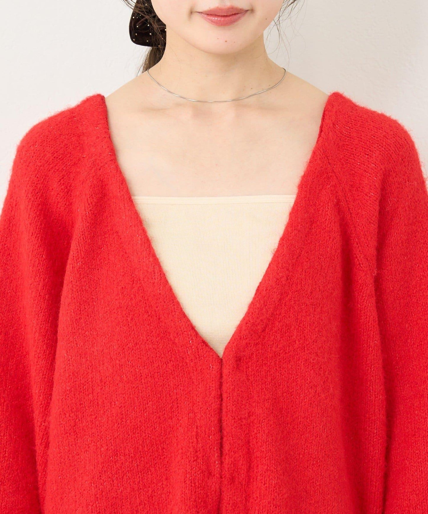 Kastane 2WAY 莫代爾混紡針織開衫