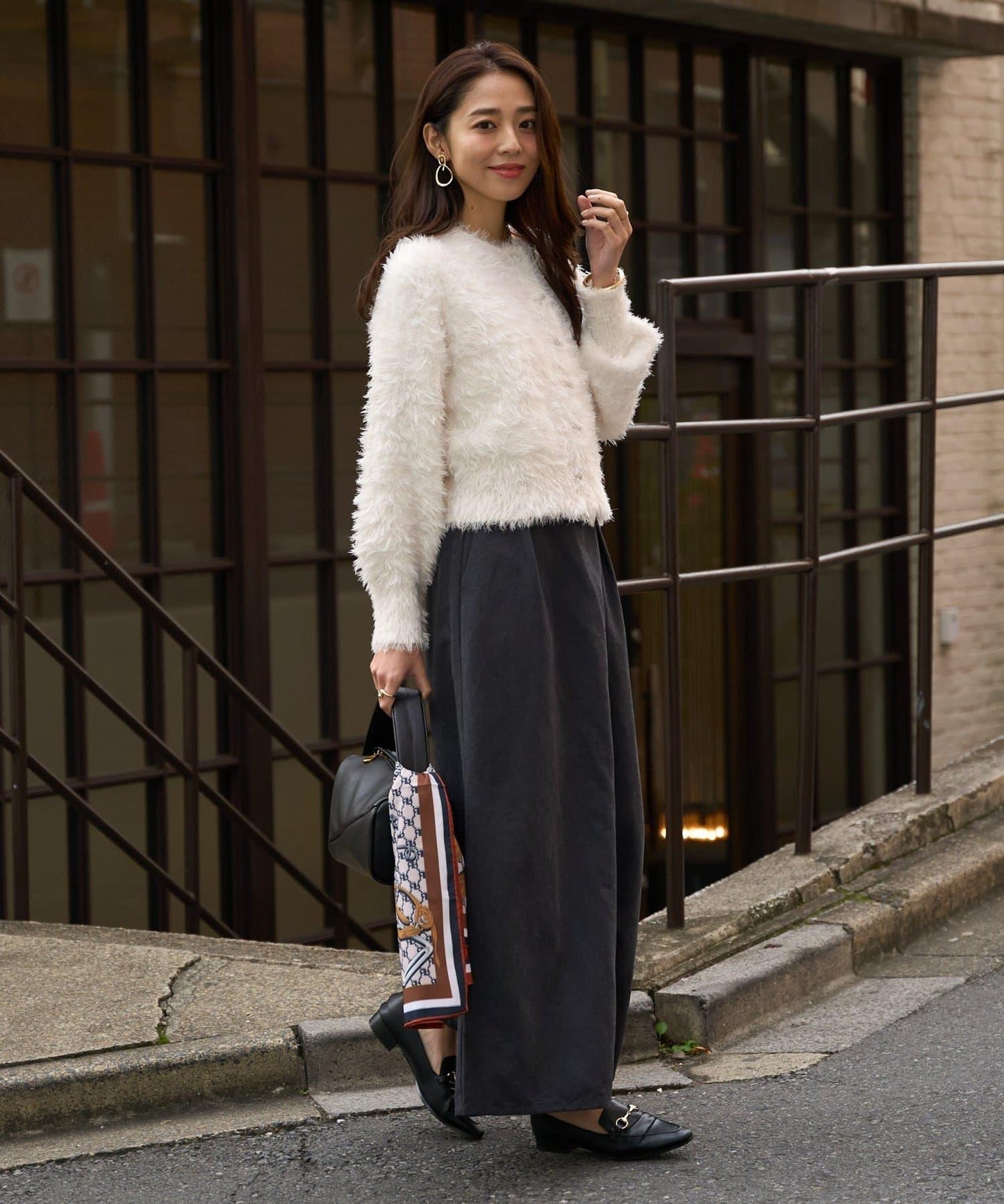 日常百搭高腰闊腿喇叭褲