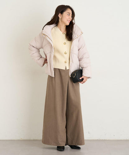 日常百搭高腰闊腿喇叭褲