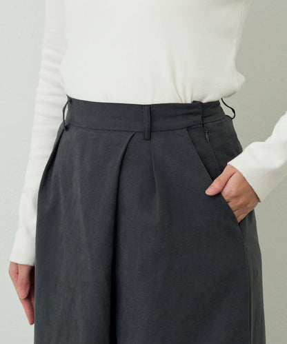 日常百搭高腰闊腿喇叭褲