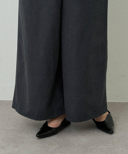 日常百搭高腰闊腿喇叭褲