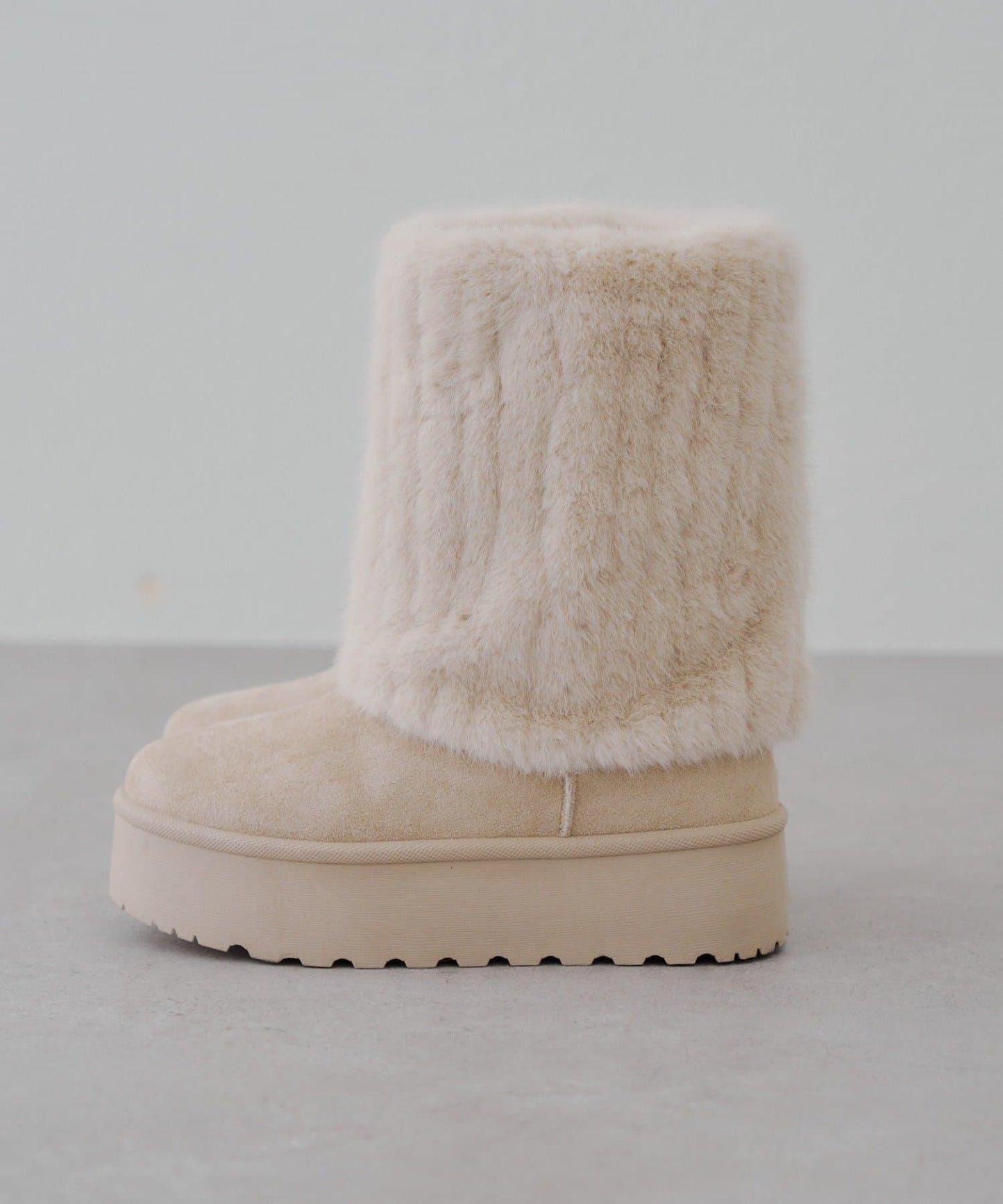 【RMAF】仿皮草短款羊毛靴