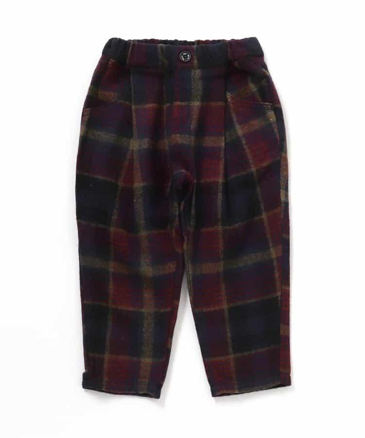 加絨保暖寬鬆打褶長褲 10分丈