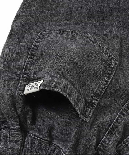 加絨保暖寬鬆打褶長褲 10分丈