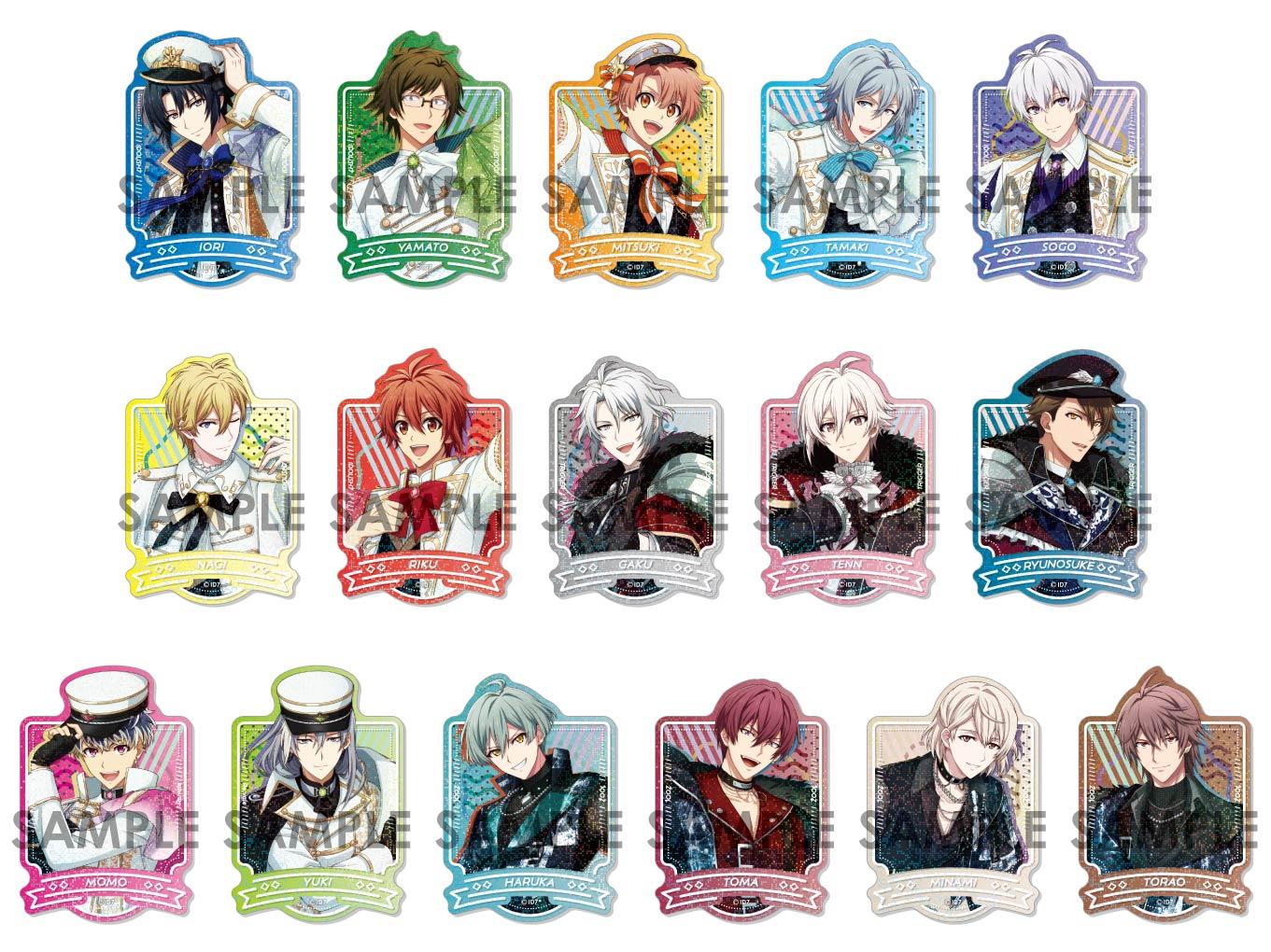 《IDOLiSH7》 閃耀透明貼紙 -第八彈視覺-【全套BOX】