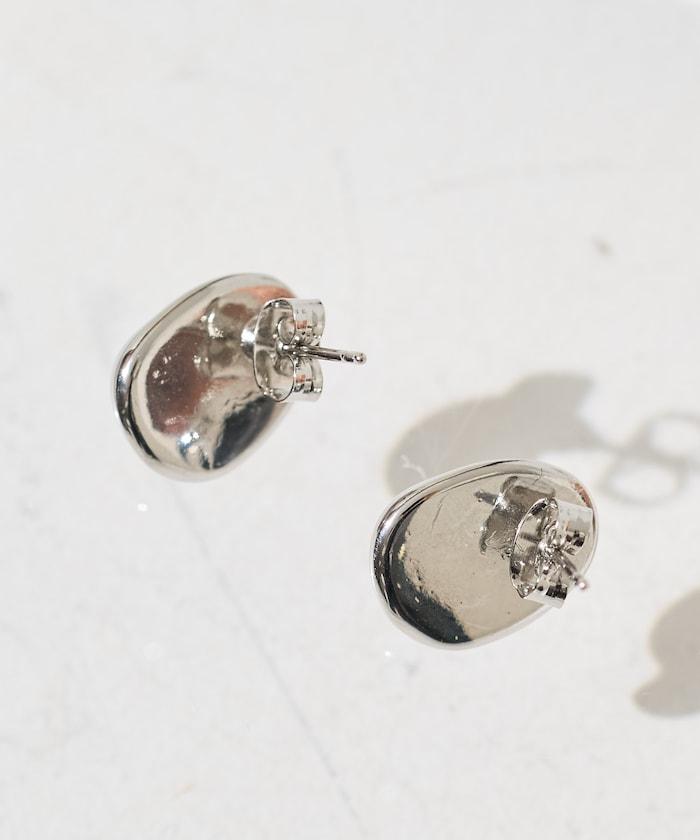 清新感透明寶石耳環