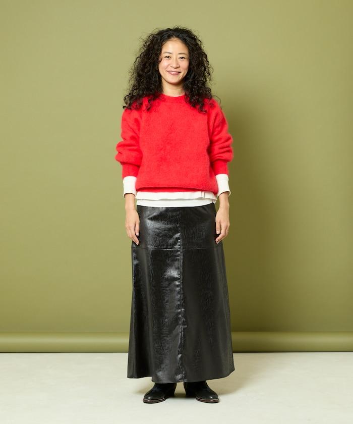 毛絨針織套頭衫