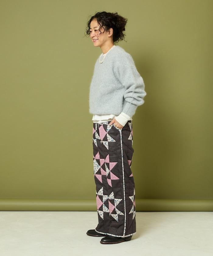 毛絨針織套頭衫