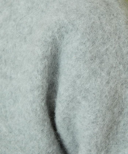 毛絨針織套頭衫