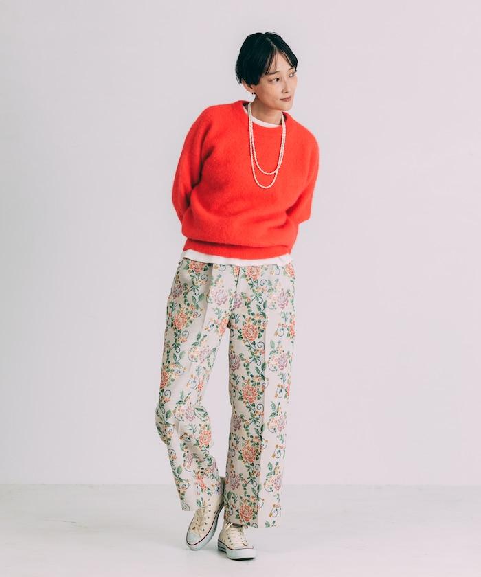 毛絨針織套頭衫