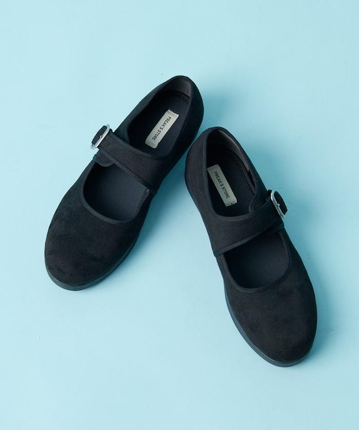 人造皮革瑪麗珍鞋 [23~28cm] / 帶扣鞋 【限量】