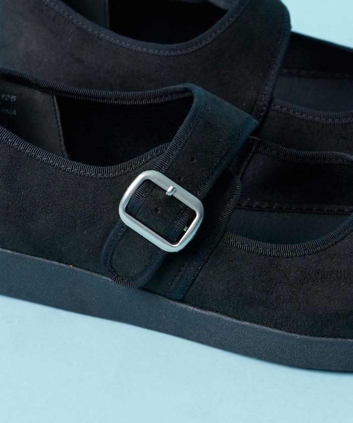 人造皮革瑪麗珍鞋 [23~28cm] / 帶扣鞋 【限量】