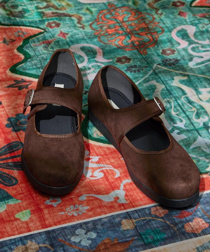 人造皮革瑪麗珍鞋 [23~28cm] / 帶扣鞋 【限量】